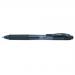 Pentel Energel X Gel Retractable Gel Rollerball Pen 0.7mm Tip 0.35mm Line Black (Pack 12) - BL107-AX 16671PE