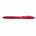 Pentel Energel X Gel Retractable Gel Rollerball Pen 0.7mm Tip 0.35mm Line Red (Pack 12) BL10.7-B - BL107-BX 16678PE