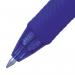 Pentel Energel X Gel Retractable Gel Rollerball Pen 0.7mm Tip 0.35mm Line Blue (Pack 12) - BL107-CX 16685PE