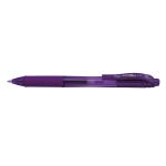 Pentel Energel X Gel Retractable Gel Rollerball Pen 0.7mm Tip 0.35mm Line Violet (Pack 12) - BL107-VX 16692PE