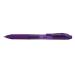 Pentel Energel X Gel Retractable Gel Rollerball Pen 0.7mm Tip 0.35mm Line Violet (Pack 12) - BL107-VX 16692PE