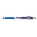 Pentel Energel XM Retractable Gel Rollerball Pen 0.7mm Tip 0.35mm Line Blue (Pack 12) - BL77-CO 16776PE