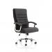 Dallas High Back Leather Executive Office Chair With Arms Black - EX000240 16785DY