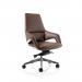 Olive High Back Executive PU Vegan Leather Office Chair Brown - EX000260 16799DY