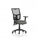 Eclipse Plus III Medium Mesh Back Task Operator Office Chair Charcoal Seat With Height Adjustable Arms - KC0381 16834DY