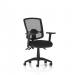 Eclipse III Deluxe Chair Adj Arms BK