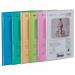 Pentel Recycology A4 Display Book Clear 20 Pocket Assorted Colours (Pack 5) - DCF242MIX 16874PE