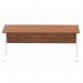 Impulse 1800 x 800mm Straight Desk Walnut Top White Cable Managed Leg MI001998 16913DY