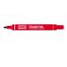 Pentel N50 Permanent Marker Bullet Tip 2.2mm Line Red (Pack 12) - N50-B 17035PE
