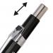 Pentel P205 Mechanical Pencil HB 0.5mm Lead Black Barrel (Pack 12) 17077PE