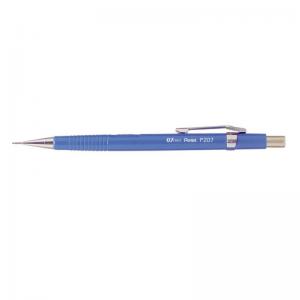 Pentel P207 Mechanical Pencil HB 0.7mm Lead Blue Barrel Pack 12