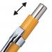 Pentel P209 Mechanical Pencil HB 0.9mm Lead Yellow Barrel (Pack 12) 17091PE