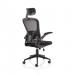 Ace Exec Mesh Chair Fold Arms Black