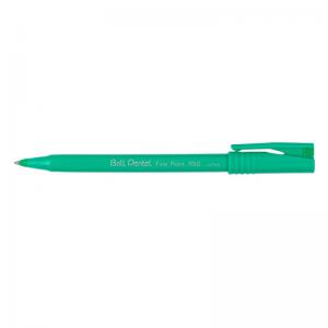 Pentel R50 Rollerball Pen 0.8mm Tip 0.4mm Line Green Pack 12 - R50-D