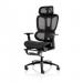 Horizon Executive Mesh Office Chair With Height Adjustable Arms Black - OP000319 17135DY