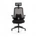 Sigma Exec Mesh Chair Fold Arms Black