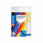 Pilot Pintor Broad Chisel Tip Paint Marker 8mm Assorted Colours (Pack 4) 3131910537540 17147PT
