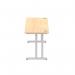 Impulse 1800 x 600mm Straight Desk Maple Top Silver Cantilever Leg MI002425 17158DY