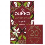 Pukka Tea Vanilla Chai Tea Envelopes (Pack 20) - 0850835000726 17340NT