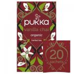 Pukka Tea Vanilla Chai Tea Envelopes (Pack 20) 0850835000726 17340NT