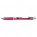 Pentel EnerGel XM Retractable Permanent Ink Gel Rollerball Pen 0.7mm Tip 0.35mm Line Black (Pack 12) - BLP77-AX 17343PE
