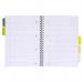 Pukka Pad Recycled Project Book A4 Wirebound 200 Pages Recycled Card Cover (Pack 3) 6050-REC 17354PK