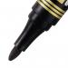 Pentel N850 Permanent Marker Bullet Tip 2.1mm Line Black (Pack 12) - N850-AE 17371PE