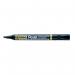 Pentel N860 Permanent Marker Chisel Tip 2.5-7mm Line Black (Pack 12) - N860-AE 17378PE