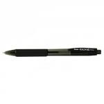 Pentel Kachiri Retractable Ballpont Pen 1.0mm Tip 0.5mm Line Black (Pack 12) 17385PE