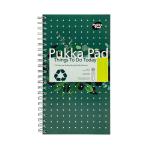 Pukka Pad Recycled Things ToDo Today Pad 152 x 280mm 115 Sheets (Pack 3) 9766-REC 17389PK