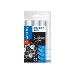 Pilot Pintor Paint Marker Extra Fine/Fine/Medium/Broad White (Pack 4) 3131910537502 17392PT