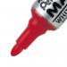 Pentel Maxiflo Whiteboard Marker Bullet Tip 3mm Line Red (Pack 12) - MWL5M-BO 17448PE