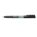 Pentel NMF50 Permanent Marker Superfine Tip 0.3mm Line Black (Pack 12) - NMF50-AO 17462PE