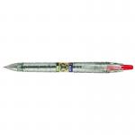 Pilot Ecoball Recycled Ballpoint Pen 1.0mm Tip 0.27mm Line Red (Pack 10) 4902505621604 17497PT
