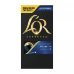 L OR Ristretto Decaffeinated Coffee Capsule (Pack 10) - 4028615 17644JD