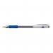 ValueX Gel Stick Pen Rubber Grip Rollerball Pen 0.5mm Line Blue (Pack 10) - K2-03 17938HA