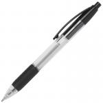 ValueX Retractable Ballpoint Pen Rubber Grip 1.0mm Tip 0.7mm Line Black (Pack 10) - K5-01 17952HA