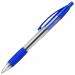 ValueX Retractable Ballpoint Pen Rubber Grip 1.0mm Tip 0.7mm Line Blue (Pack 10) - K5-03 17959HA