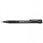 ValueX Retractable Ballpoint Pen Soft Grip 1.0mm Tip 0.7mm Line Black (Pack 12) - K10-01 17966HA