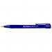 ValueX Retractable Ballpoint Pen Soft Grip 1.0mm Tip 0.7mm Line Blue (Pack 12) - K10-03 17973HA