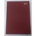 ValueX Diary A4 Day Per Page 2024 Burgundy - BUSA41 Burg 17998SY