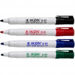 ValueX Whiteboard Marker Bullet Tip 2mm Line Assorted Colours (Pack 4) - K40-WLT4 18057HA