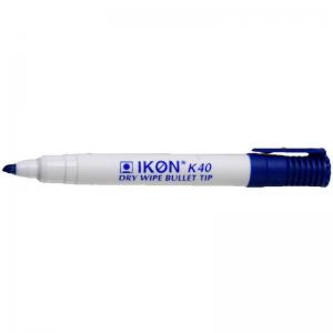 ValueX Whiteboard Marker Bullet Tip 2mm Line Blue Pack 10 - K40-03