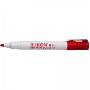 ValueX Whiteboard Marker Bullet Tip 2mm Line Red Pack 10 - K40-02