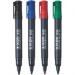 ValueX Flipchart Marker Bullet Tip 2mm Line Assorted Colours (Pack 4) - K50-WLT4 18085HA