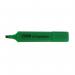 ValueX Flat Barrel Highlighter Pen Chisel Tip 1-5mm Line Green (Pack 10) - 844004 18134HA