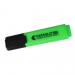 ValueX Flat Barrel Highlighter Pen Chisel Tip 1-5mm Line Green (Pack 10) - 791004 18134HA
