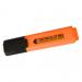 ValueX Flat Barrel Highlighter Pen Chisel Tip 1-5mm Line Orange (Pack 10) - 791015 18141HA