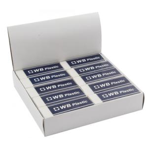 Photos - Eraser / Correction Supply ValueX Eraser White with Blue Sleeve Pack 20 - 792500 18190HA