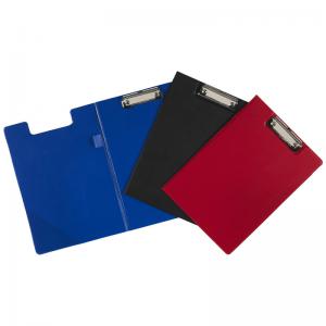 Image of ValueX Foldover Clipboard PVC Cover A4 Black - 881701 18232HA